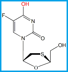 EMTRICITABINE 5-FLUOROURACIL ANALOG (USP) / EMTRICITABINE 4-HYDROXY ANALOG 